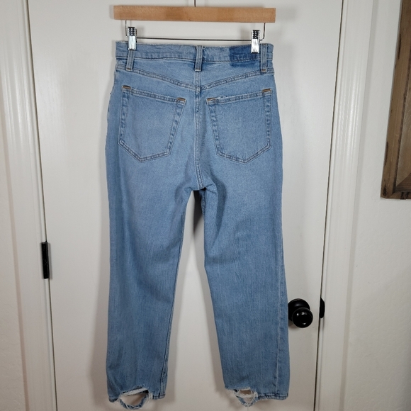 Abercrombie & Fitch The Ankle Straight Jeans Ultra High Rise Size 28 / 6S - Picture 6 of 8